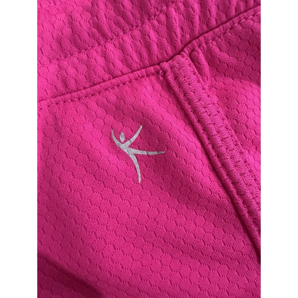 Danskin Now Women's Pink Mesh Athletic Shorts XL Drawstring Breathable - Picture 2 of 8